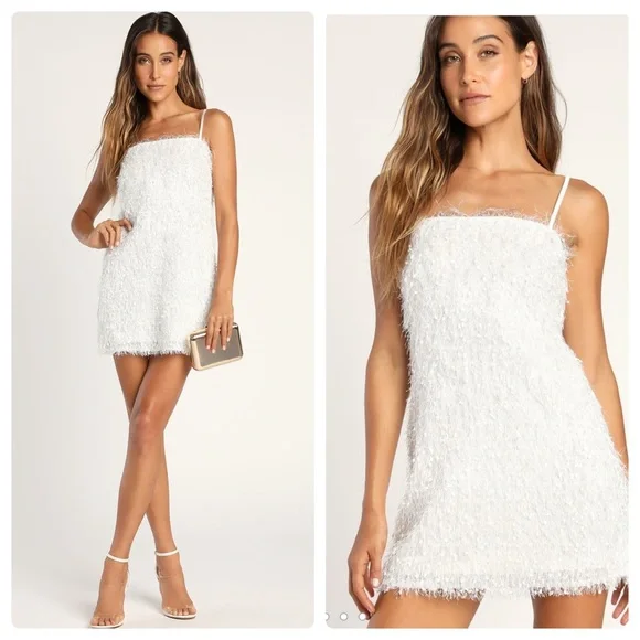 Lulus | Dresses | Lulus Shimmy All The Way Mini Bridal Bachelorette Dress |  Poshmark